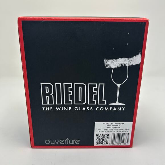 Riedel Ouverture Spirits Glass Set 6408/19 – Set of 2 – New in Box - Picture 4 of 6